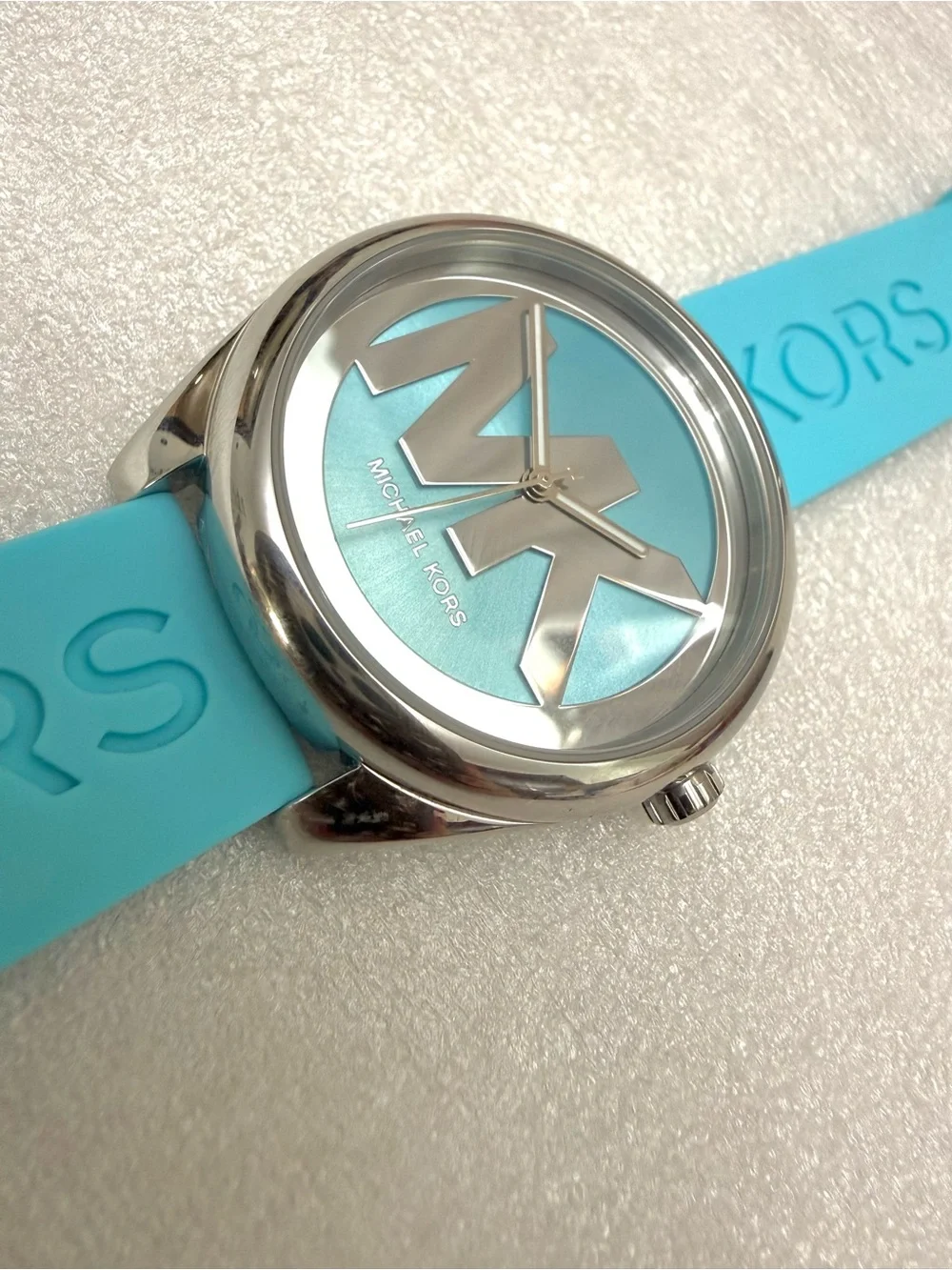 Michael Kors Janelle Turquoise Silicone Watch MK7350 -